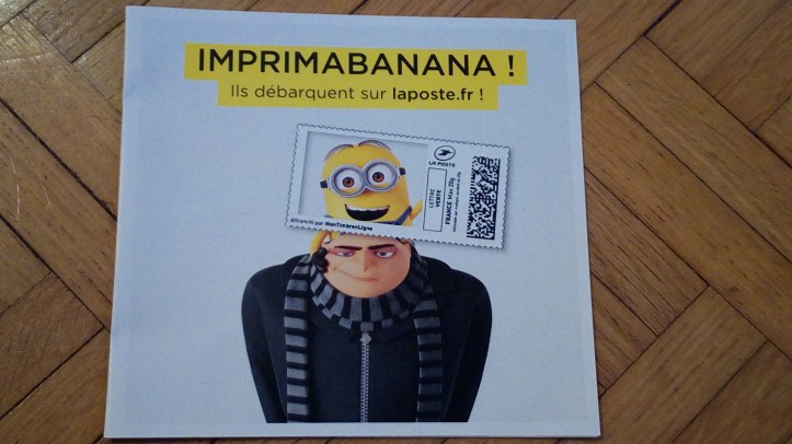 Imprimez vos timbres Minions
