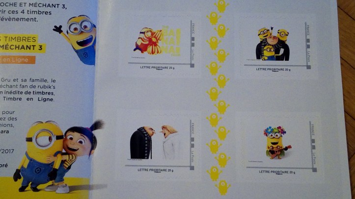 Joli goodie avec des timbres autocollants