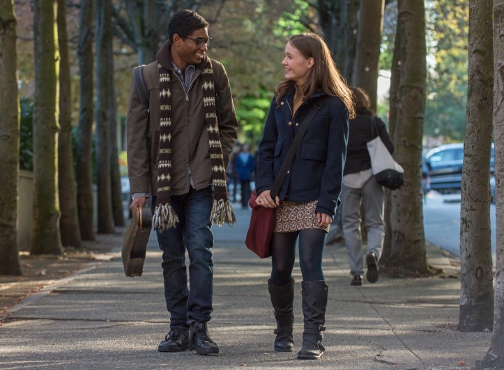 Nadji Jeter as "Justin" and Izabela Vidovic as "Via" in WONDER.