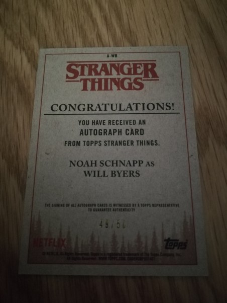 Verso Topps Noah Scnhapp