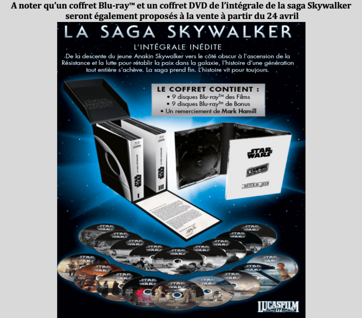Coffret collector Star Wars